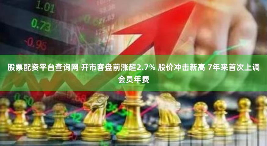 股票配资平台查询网 开市客盘前涨超2.7% 股价冲击新高 7年来首次上调会员年费