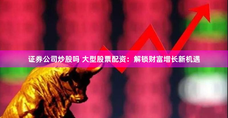 证券公司炒股吗 大型股票配资:解锁财富增长新机遇